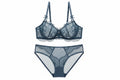 Ultra-Thin Lace Underwear Suit: Sponge-Free Bra for Women (Push-Up Design)