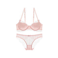 New Girls' Light Color Underwear: Women's Lace Bra and Panty Set