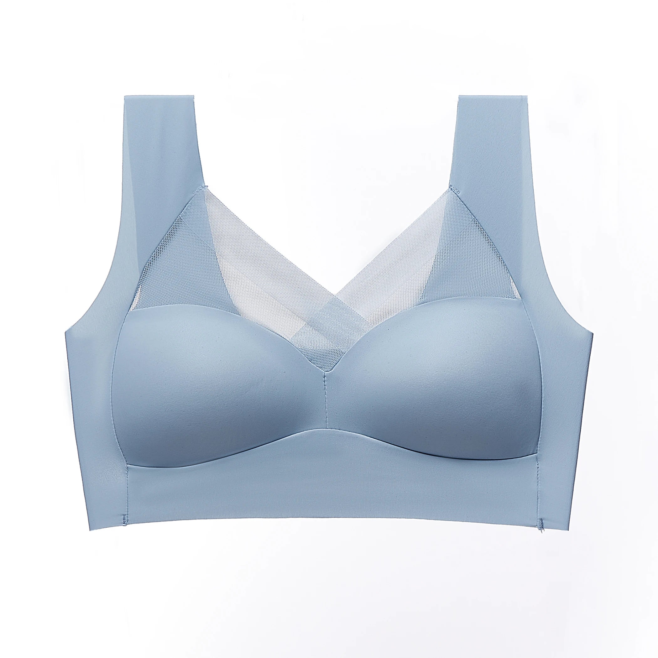 Sports Shock-Absorbing Anti-Sagging Plus Size Ladies: Breathable Lace Wireless Push-up Seamless Bralette