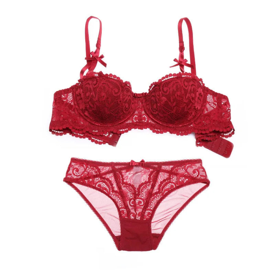 Women's Boxer Panties Underwear Set: Plus Size Seamless with Rhinestone, Feather, and Button Decorations